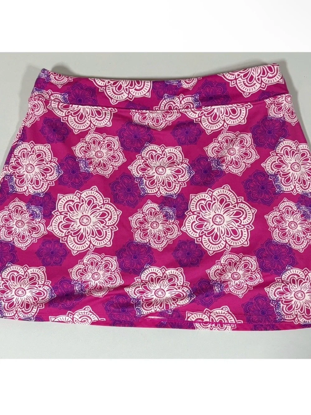 Tranquility Pink Magenta Mandala Boho Bohemian Skirt Skort Bottoms Size S 🩷✨